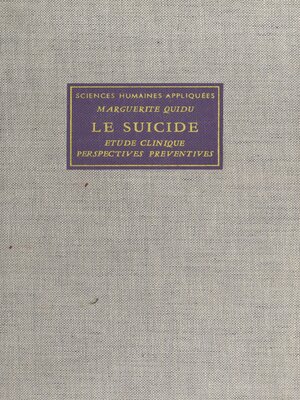 cover image of Le suicide